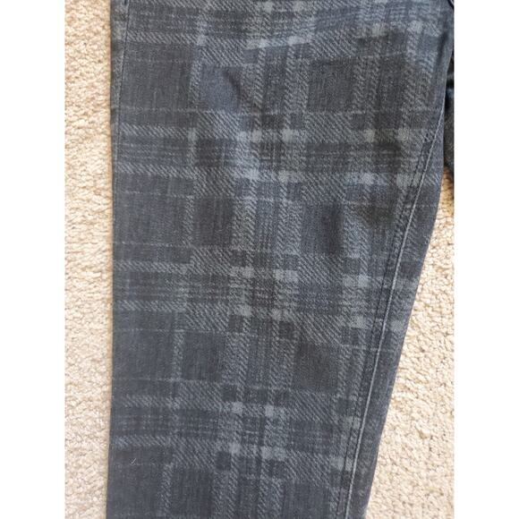 DL1961 Florence Instasculpt Skinny Jeans Dahlia Black Gray Plaid Denim, Size 29 - Picture 6 of 13